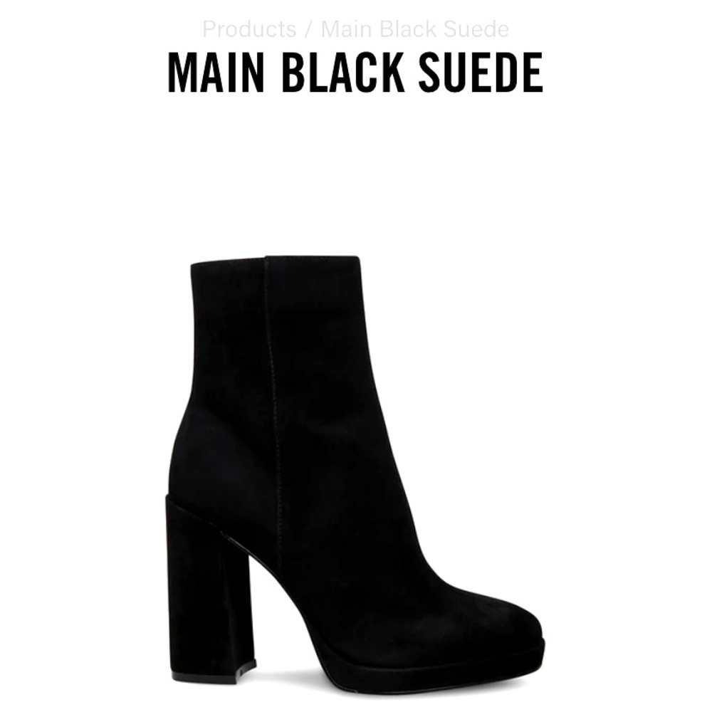 New, Steve Madden black booties- Perfect